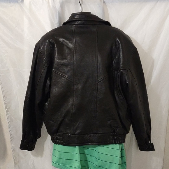 GREG BELL Vintage MENS LEATHER JACKET - Picture 6 of 9